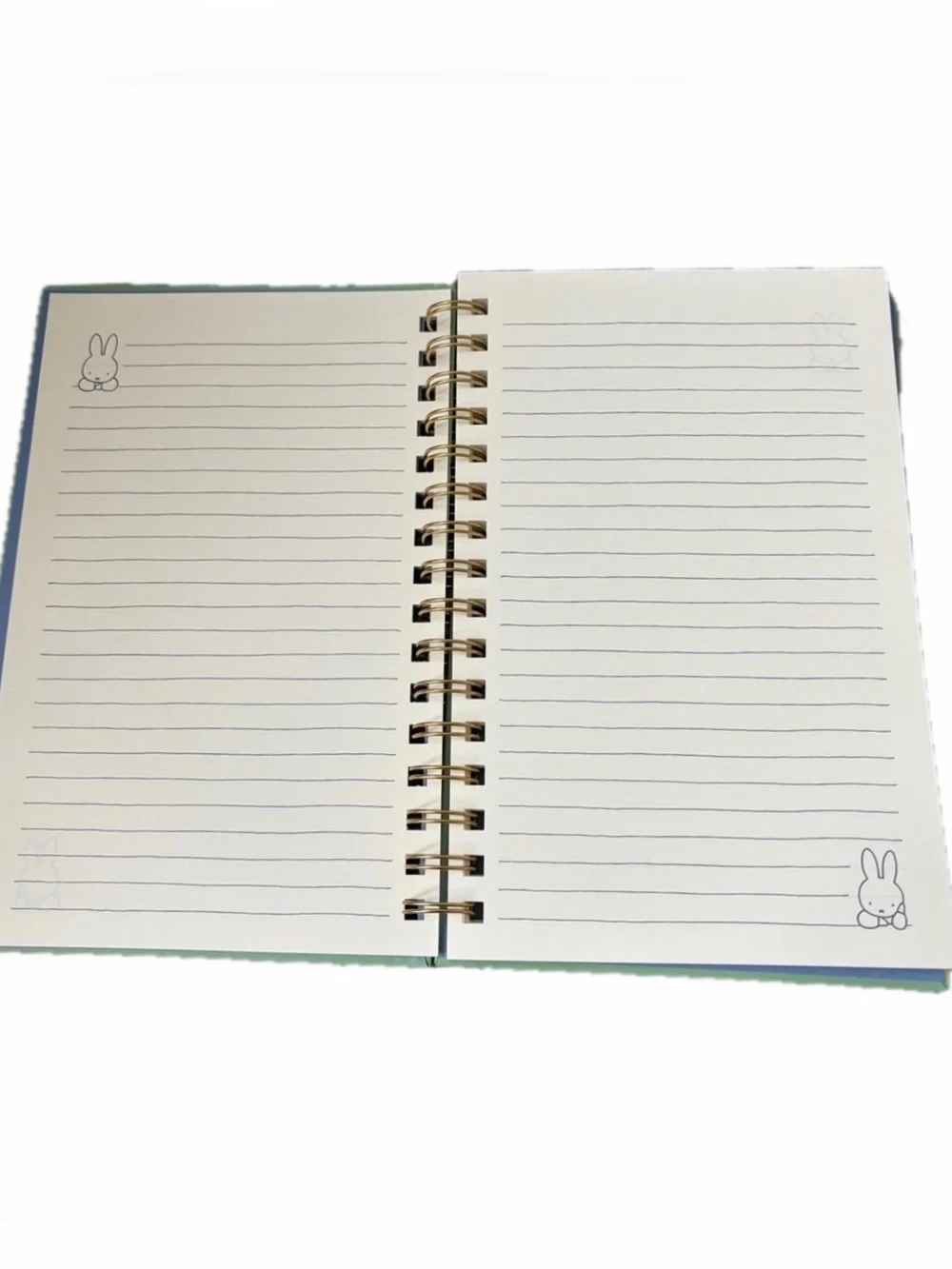 NWT Miffy Pink Floral Spiral Notebook
